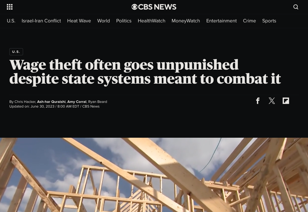 Wage theft often goes unpunished despite state systems meant to combat it